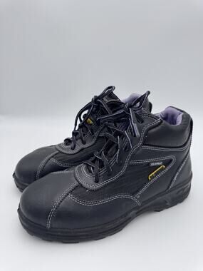 COFRA Brigitte Women’s 8.5 Black Leather Steel Toe Safety Work Boots S3 SRC